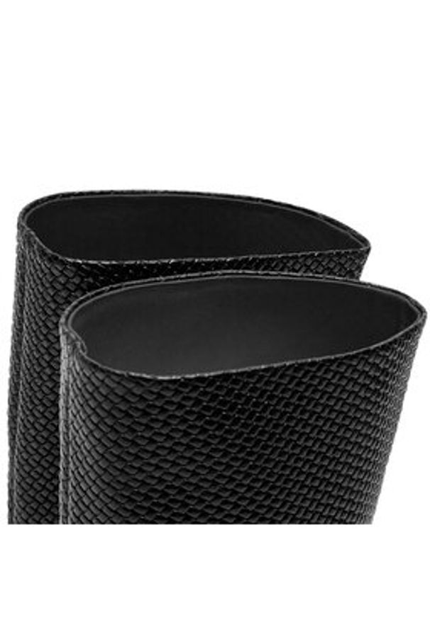 Pollini Botki SA24135C1LTK0000 Czarny. Kolor: czarny. Materiał: skóra