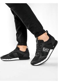 EA7 Emporio Armani Sneakersy Czarny. Kolor: czarny. Materiał: materiał #4