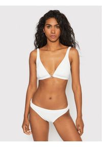 MICHAEL Michael Kors Dół od bikini Solids Classic MM8H142 Biały. Kolor: biały. Materiał: syntetyk