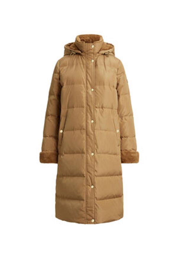 Lauren Ralph Lauren - LAUREN RALPH LAUREN Kurtka puchowa 297P04130001 Beżowy Regular Fit. Kolor: beżowy. Materiał: syntetyk
