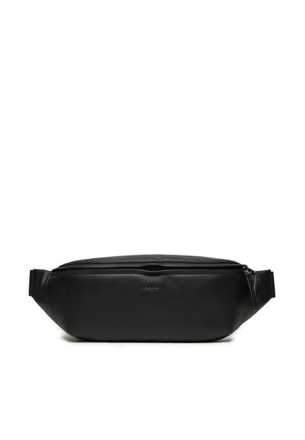 Calvin Klein Saszetka nerka Ck Refined Waistbag K50K512788 Czarny. Kolor: czarny. Materiał: skóra