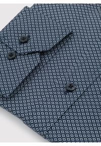 Pako Lorente - PAKO LORENTE – Bawełniana koszula w mikrowzór. Materiał: bawełna. Długość rękawa: długi rękaw. Długość: długie #4