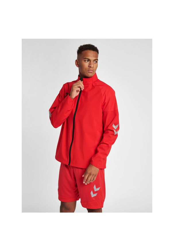 Kurtka Hummel hmlLEAD training. Kolor: czerwony, wielokolorowy, różowy. Sport: piłka ręczna