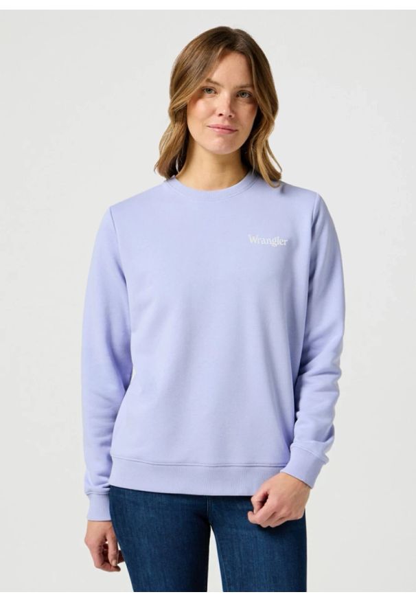 Wrangler - DAMSKA BLUZA WRANGLER REGULAR SWEAT SWEET LAVENDER 112355290