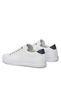 TOMMY HILFIGER - Tommy Hilfiger Sneakersy Th Hi Vulc Street Low Lth Ess FM0FM04896 Biały. Kolor: biały #3