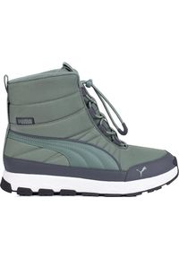 Buty sportowe unisex Puma Evolve Boot. Kolor: zielony