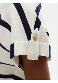 TOMMY HILFIGER - Tommy Hilfiger T-Shirt Gold Button WW0WW45628 Granatowy Regular Fit. Kolor: niebieski. Materiał: bawełna