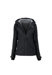 Bergson - Kurtka softshell damska Vara SS1. Kolor: czarny. Materiał: softshell. Sport: turystyka piesza #2