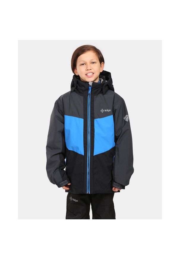 Chłopięca kurtka narciarska Kilpi ATENI-JB. Kolor: szary. Sezon: zima. Sport: narciarstwo