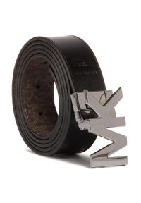 MICHAEL Michael Kors Pasek Damski 34mm Ctfr Mk Buckle Belt 39H9LBLY1U Brązowy. Kolor: brązowy. Materiał: skóra #1