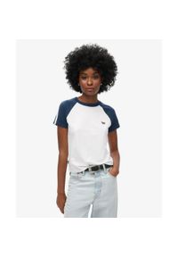 Superdry - Koszulka retro Essential Logo. Kolor: niebieski. Materiał: bawełna #1