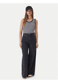 Tommy Jeans Top Essential DW0DW20673 Czarny Regular Fit. Kolor: czarny. Materiał: bawełna #2