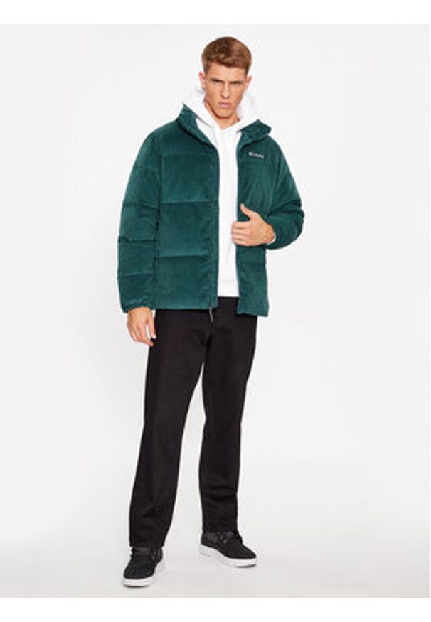 columbia - Columbia Kurtka zimowa Puffect™ Corduroy Jacket 2050992 Zielony Regular Fit. Kolor: zielony. Materiał: syntetyk. Sezon: zima