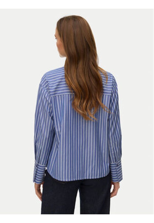 Vero Moda Koszula Islunn 10342449 Niebieski Regular Fit. Kolor: niebieski. Materiał: bawełna