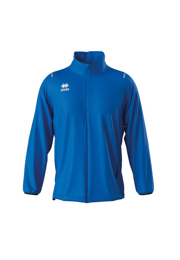 ERREA - Kurtka wodoodporna dla dzieci Errea Pressing. Kolor: niebieski. Styl: elegancki, sportowy