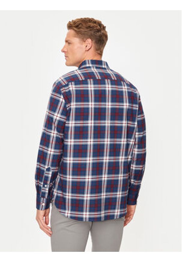 TOMMY HILFIGER - Tommy Hilfiger Koszula MW0MW37206 Granatowy Regular Fit. Kolor: niebieski. Materiał: bawełna