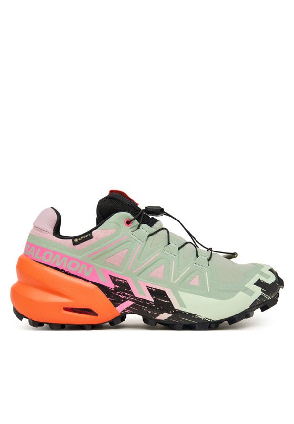 salomon - Salomon Trekkingi Speedcross 6 Gtx Icon L45486900 Zielony jasny. Kolor: zielony. Materiał: materiał