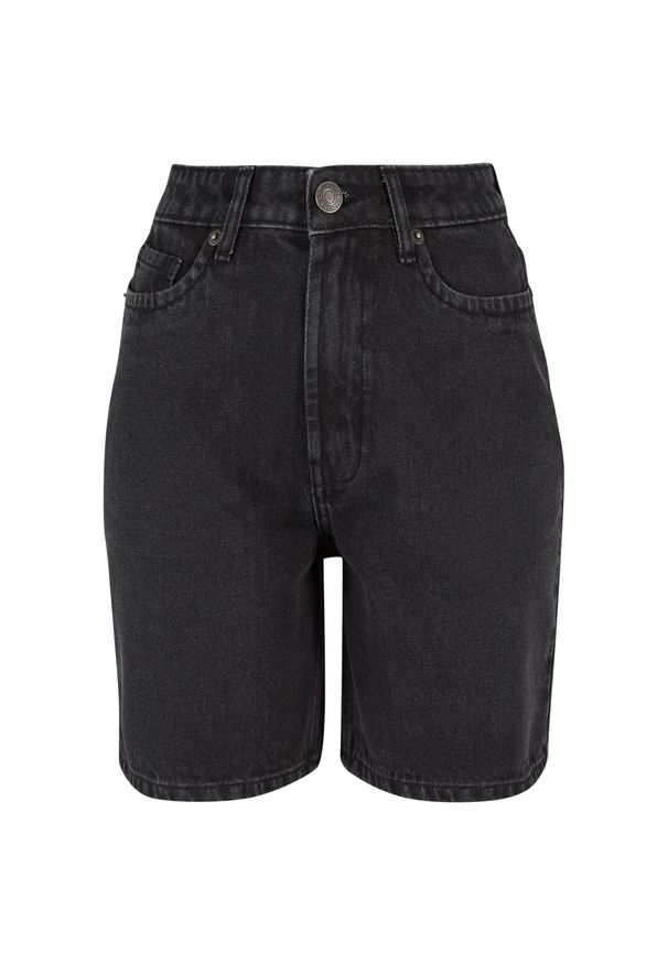 Damskie szorty bermudzkie Urban Classics 90‘s. Kolor: czarny. Długość: krótkie. Sezon: lato