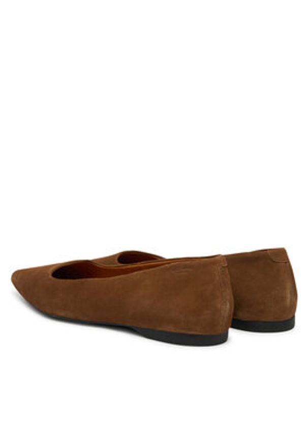 Vagabond Shoemakers Baleriny Hermine 5733-040-89 Brązowy. Kolor: brązowy. Materiał: zamsz, skóra