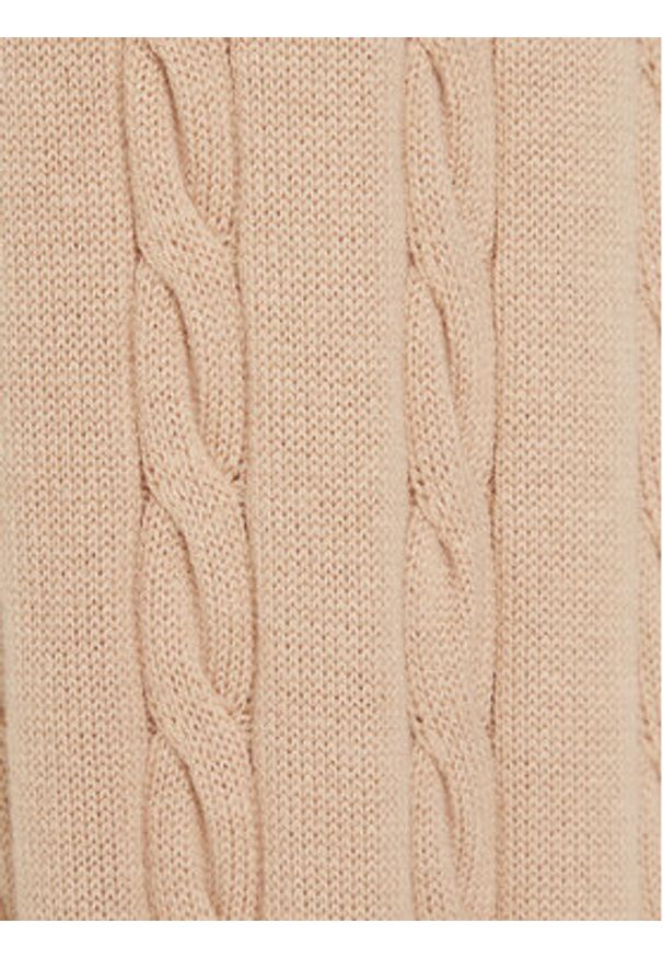 Guess Spodnie dzianinowe W5BB52 Z1192 Beżowy Regular Fit. Kolor: beżowy. Materiał: syntetyk