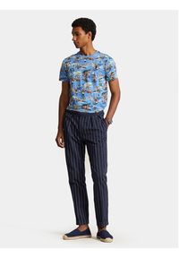 Polo Ralph Lauren T-Shirt 710935547001 Niebieski Regular Fit. Typ kołnierza: polo. Kolor: niebieski. Materiał: bawełna #3