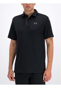 Under Armour Polo UA Tech 1290140 Czarny Loose Fit. Typ kołnierza: polo. Kolor: czarny. Materiał: syntetyk