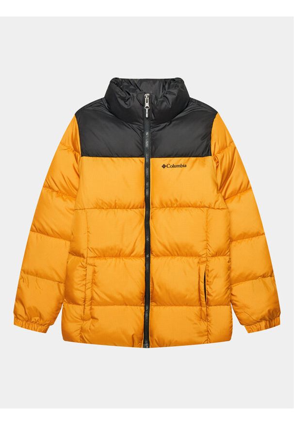 columbia - Columbia Kurtka puchowa Puffect™ Jacket Żółty Regular Fit. Kolor: żółty. Materiał: syntetyk