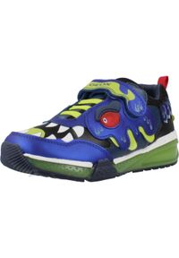 Geox - Buty GEOX J BAYONYC BOY Niebieski. Kolor: niebieski. Materiał: syntetyk, tkanina. Sport: turystyka piesza
