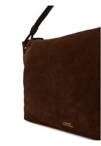 TOMMY HILFIGER - Tommy Hilfiger Torebka Th Statement Leather Bag Suede AW0AW18402 Brązowy. Kolor: brązowy. Materiał: skórzane #2