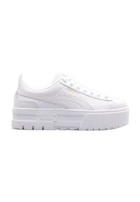 Buty Puma Mayze Classic 384209-01 białe. Okazja: na co dzień. Kolor: biały. Materiał: materiał