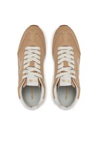 Karl Lagerfeld - KARL LAGERFELD Sneakersy Venus KL65912 Beżowy. Kolor: beżowy. Materiał: skóra, nubuk #6