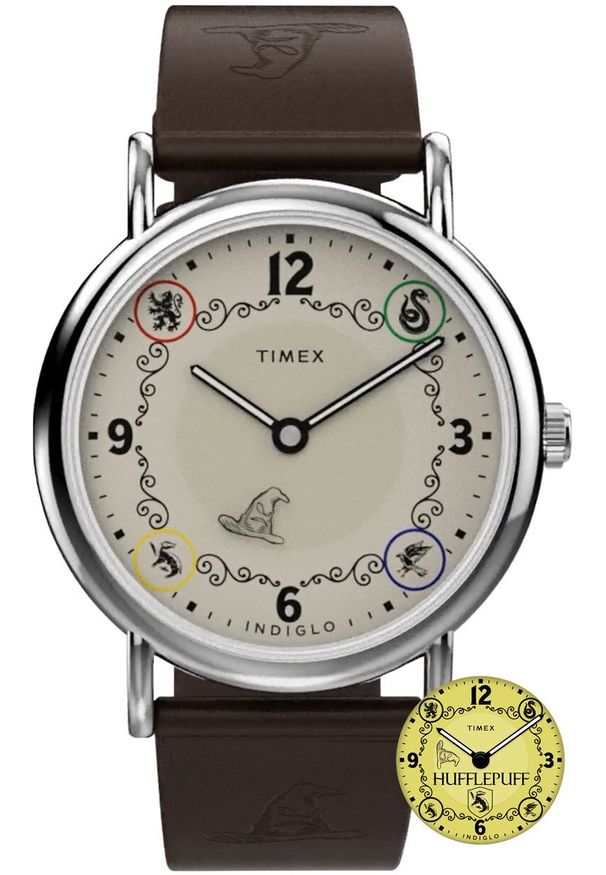 Zegarek Timex Zegarek męski Timex TW2Y76600 brązowy. Kolor: brązowy