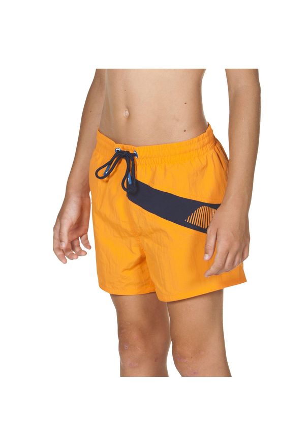 Szorty kąpielówki chłopięce spodenki kąpielowe na basen Arena Hermes. Kolor: niebieski, wielokolorowy, pomarańczowy