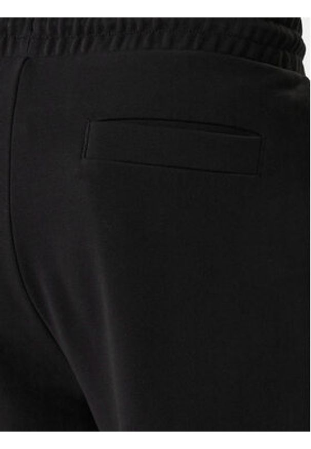 Hugo - HUGO Spodnie dresowe Danopan 50553146 Czarny Relaxed Fit. Kolor: czarny. Materiał: bawełna