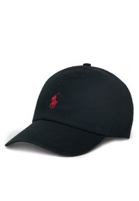 Polo Ralph Lauren Czapka z daszkiem 211912843019 Czarny. Kolor: czarny. Materiał: bawełna #1