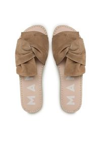 Manebi Espadryle Sandals With Knot W 1.9 JK Brązowy. Kolor: brązowy. Materiał: materiał #5