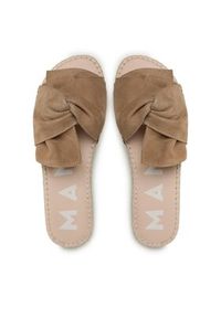 Manebi Espadryle Sandals With Knot W 1.9 JK Brązowy. Kolor: brązowy. Materiał: materiał #3