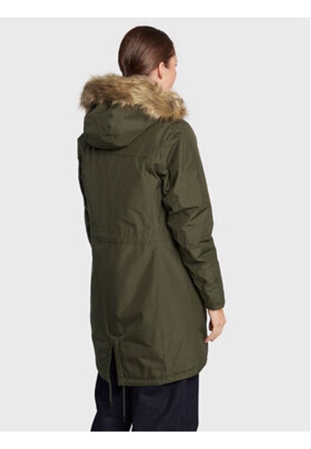 Helly Hansen Parka Mayen 53303 Zielony Regular Fit. Kolor: zielony. Materiał: syntetyk