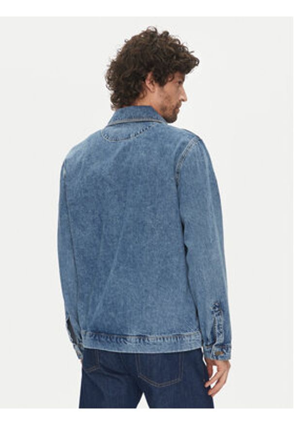 Liu Jo Kurtka jeansowa QA5300 D0257 78263 Granatowy Regular Fit. Kolor: niebieski. Materiał: bawełna