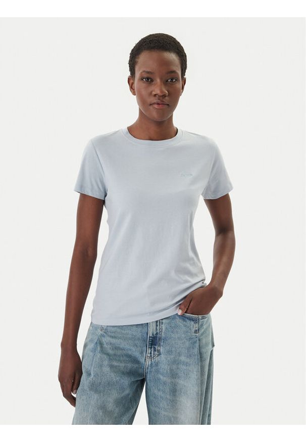 BOSS T-Shirt C_Esogo_1 50506973 Niebieski Regular Fit. Kolor: niebieski. Materiał: bawełna