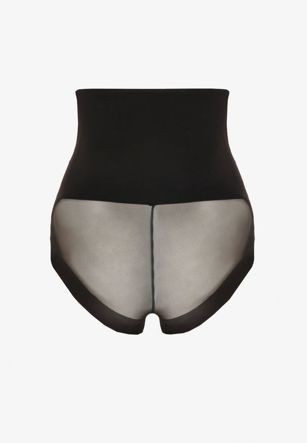 Born2be - Czarne Majtki Modelujące z Wysokim Stanem Liredia. Stan: podwyższony. Kolor: czarny