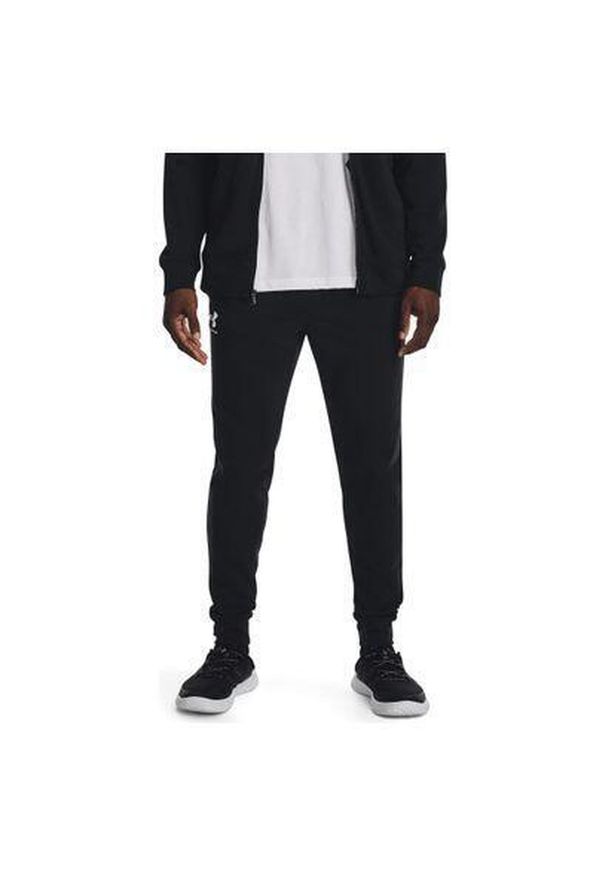 Under Armour - Spodnie dresowe męskie UNDER ARMOUR Rival Terry joggery. Kolor: czarny. Materiał: dresówka. Sport: fitness