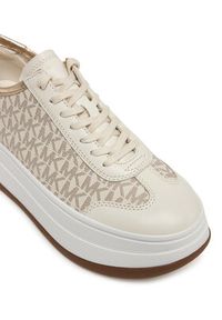 MICHAEL Michael Kors Sneakersy Hayes 43T5HYFS2L Beżowy. Kolor: beżowy. Materiał: skóra #6