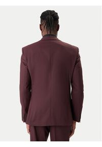 Hugo - HUGO Garnitur Henry/Getlin 232X 50547345 Brązowy Slim Fit. Kolor: brązowy. Materiał: syntetyk #8