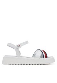 TOMMY HILFIGER - Sandały Tommy Hilfiger. Kolor: biały