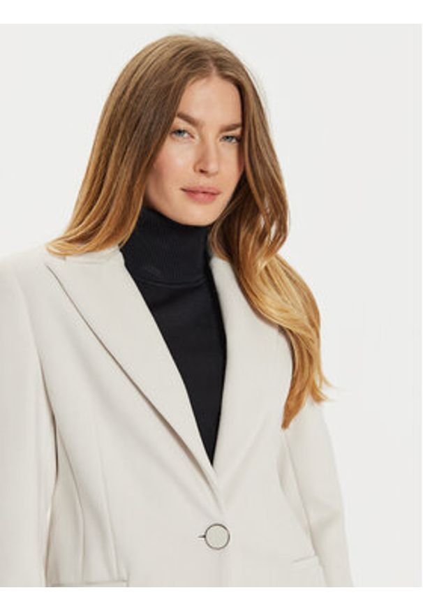 Artigli Płaszcz przejściowy ACCP000317 Écru Regular Fit. Materiał: syntetyk