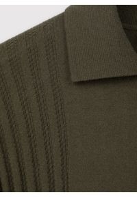 Pako Lorente - PAKO LORENTE - Bawełniany kardigan w kolorze zielonym. Okazja: na co dzień. Typ kołnierza: polo. Kolor: niebieski, zielony. Materiał: bawełna. Sezon: jesień. Styl: casual #5