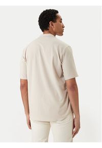 Karl Lagerfeld - KARL LAGERFELD Koszula 605942 562034 Beżowy Regular Fit. Typ kołnierza: dekolt w karo. Kolor: beżowy. Materiał: syntetyk #2