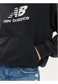 New Balance Bluza WT41504 Czarny Oversize. Kolor: czarny. Materiał: syntetyk