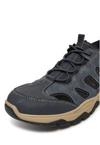 Rieker Półbuty B8366-14 Granatowy. Kolor: niebieski. Materiał: materiał, syntetyk, skóra #4